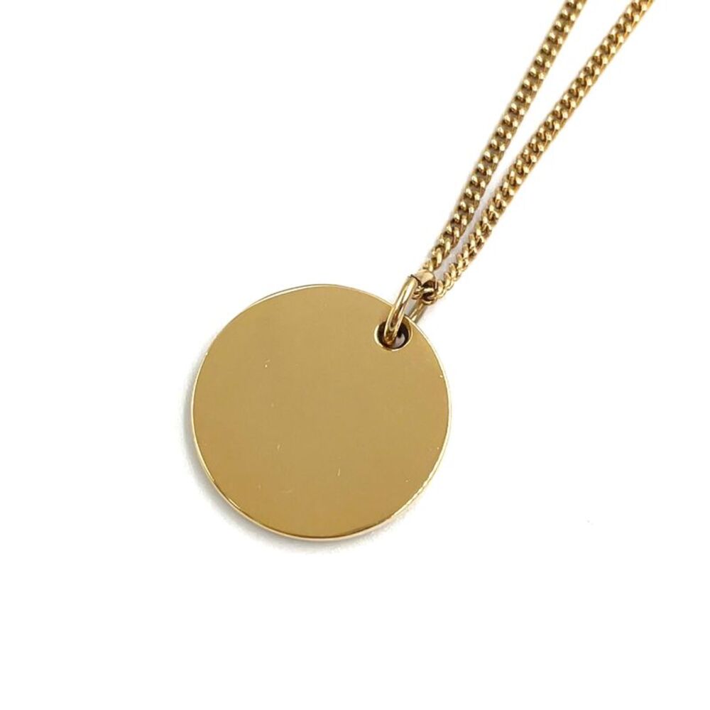Christian Dior Logo Plate Double Chain Necklace - Picture 2 of 9